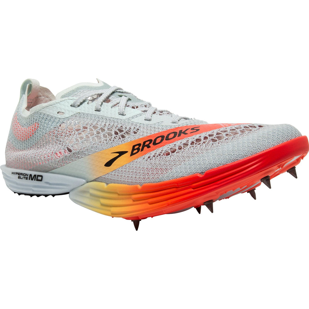 Brooks Hyperion Elite MD Running Spikes - Grey | Running & Training