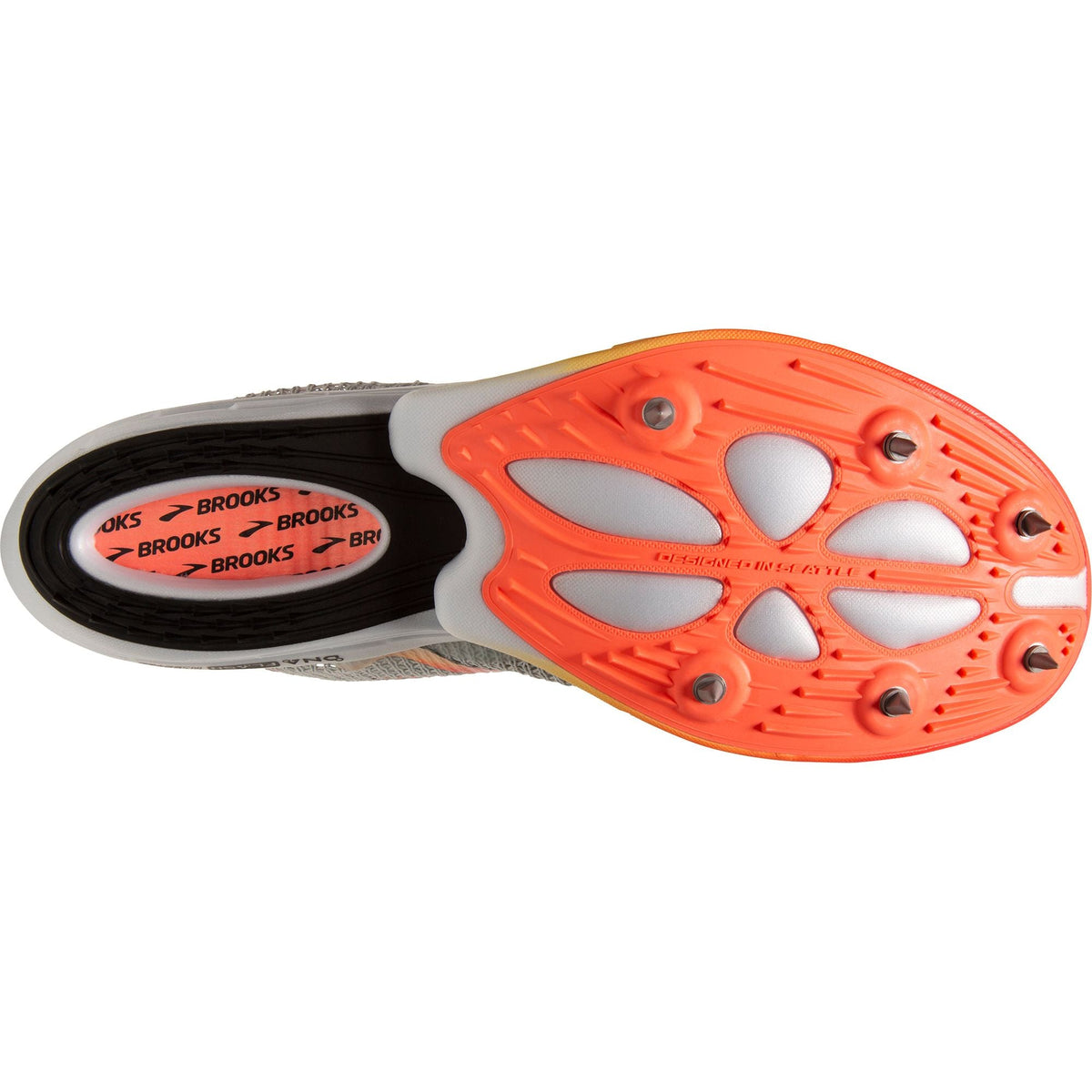 Brooks Hyperion Elite MD Running Spikes - Grey | Running & Training
