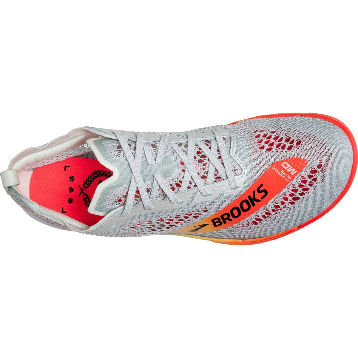 Brooks Hyperion Elite MD Running Spikes - Grey | Running & Training