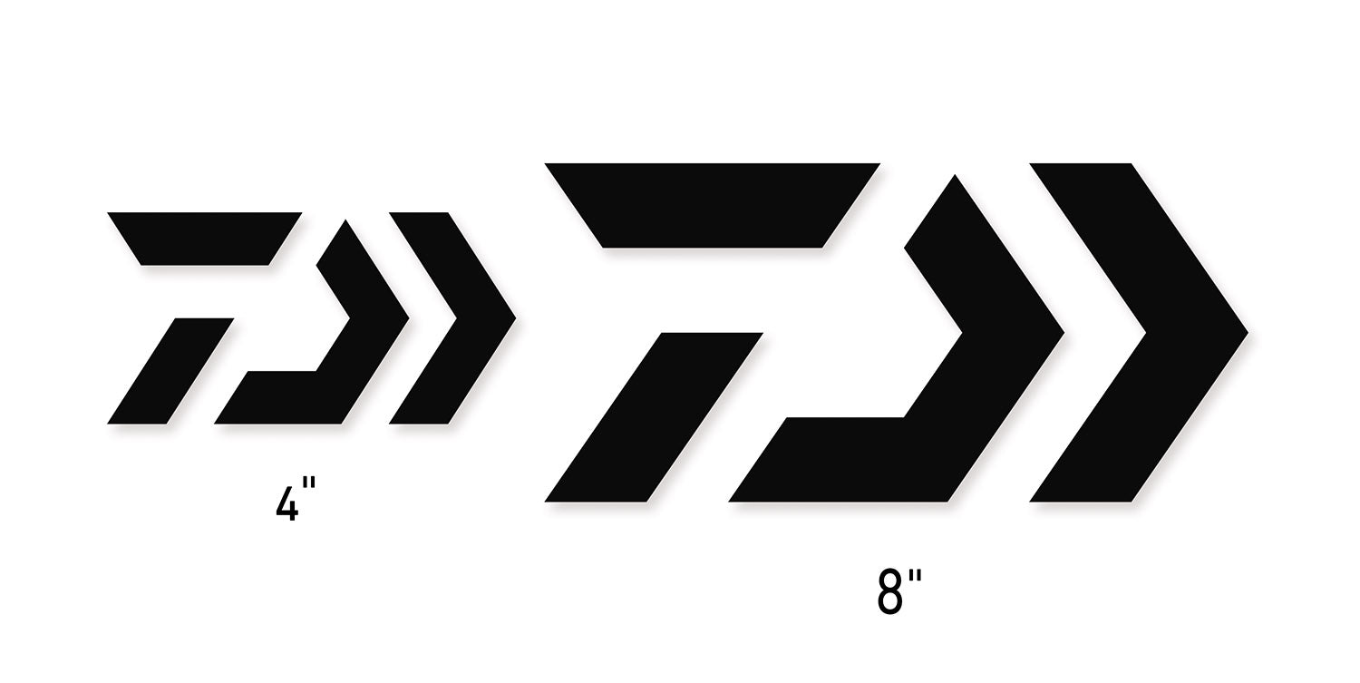 DAIWA D-VEC STICKERS Premium Style Fan Collection