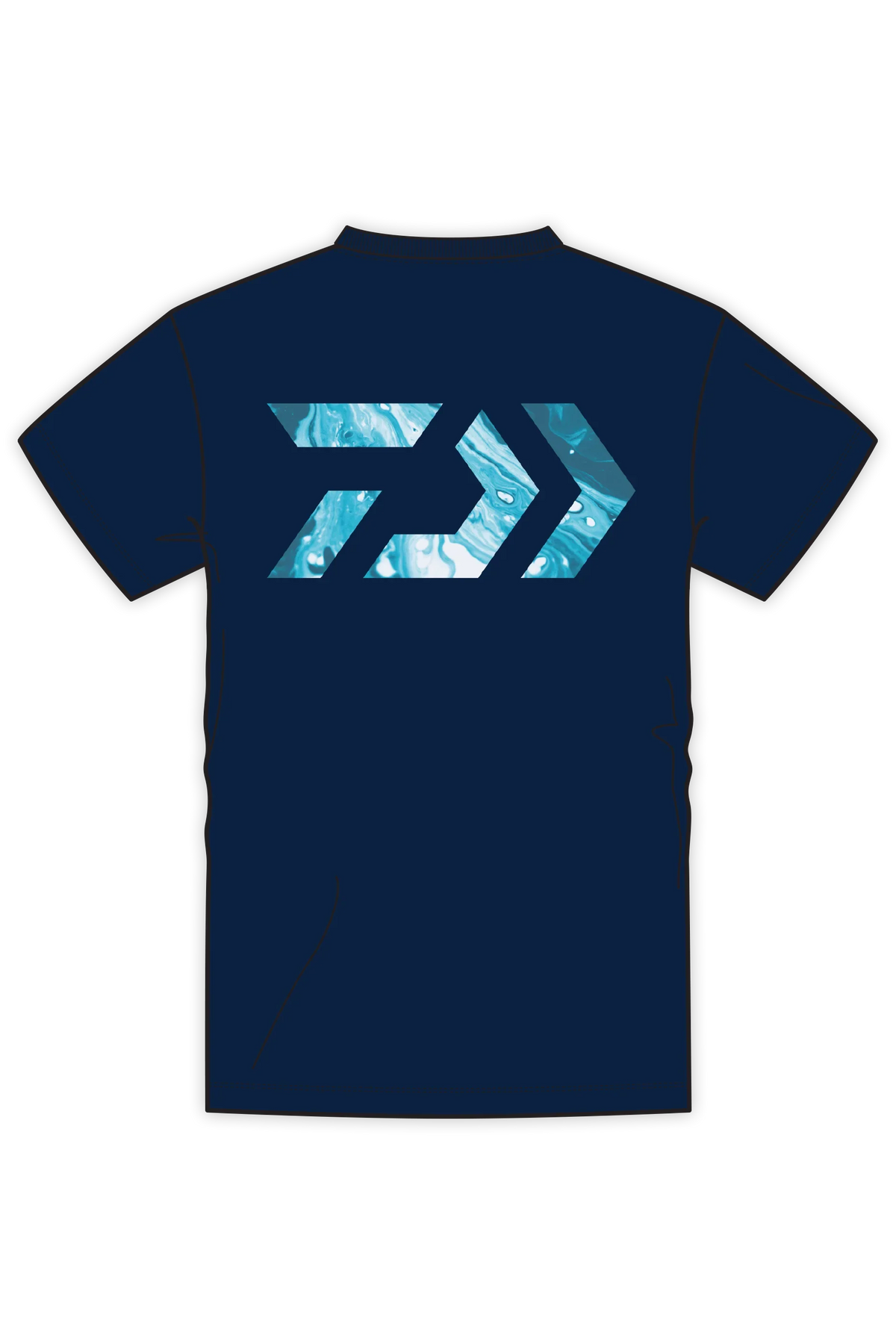 D-Vec Camo Ocean Logo T-Shirt Official Team Apparel Sports Fan Gear