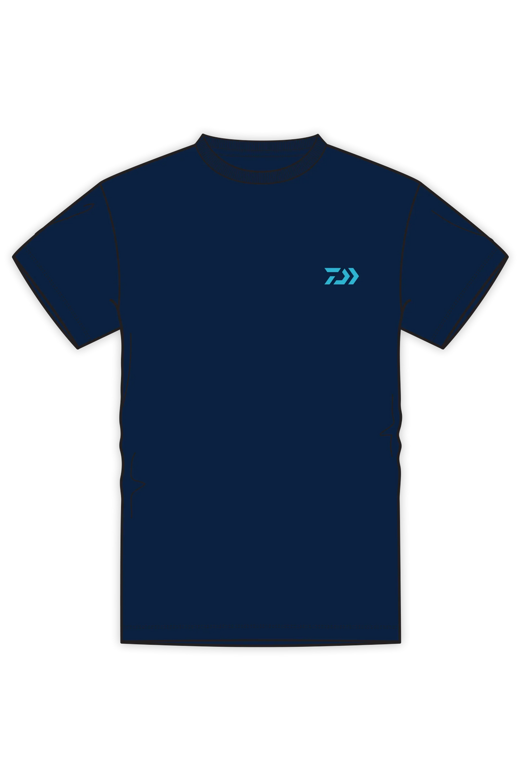 D-Vec Camo Ocean Logo T-Shirt Official Team Apparel Sports Fan Gear