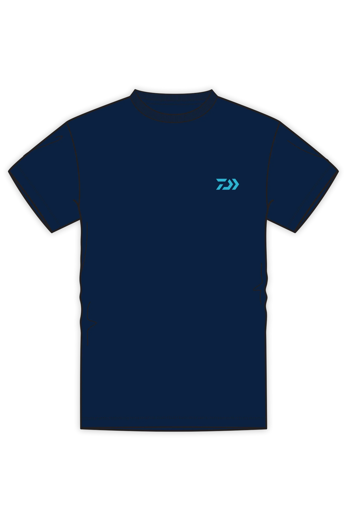 D-Vec Camo Ocean Logo T-Shirt Official Team Apparel Sports Fan Gear