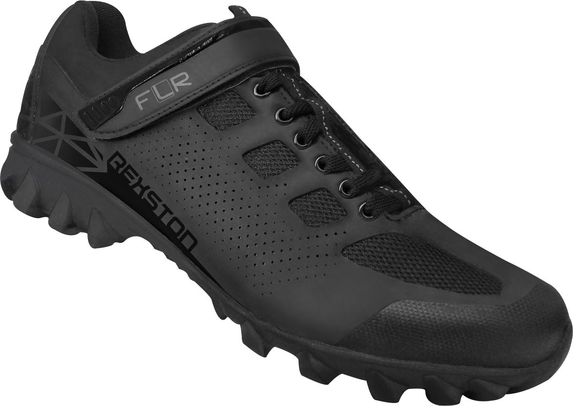 FLR Rexston Men's MTB Cycling Shoes - Black | Cycling Performance