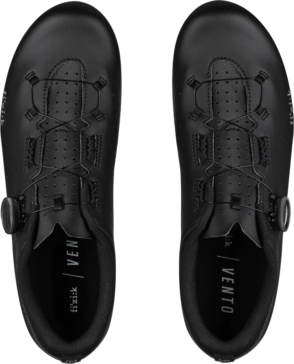 Fizik Vento Omna Wide Fit Road Cycling Shoes - Black | Cycling Performance