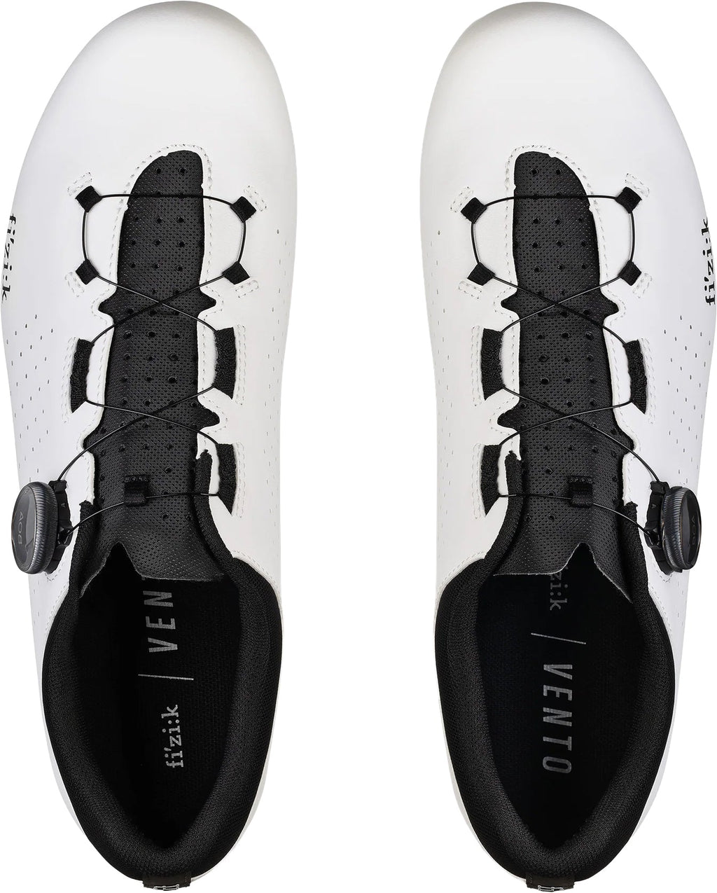 Fizik Vento Omna Wide Fit Road Cycling Shoes - White | Cycling Performance