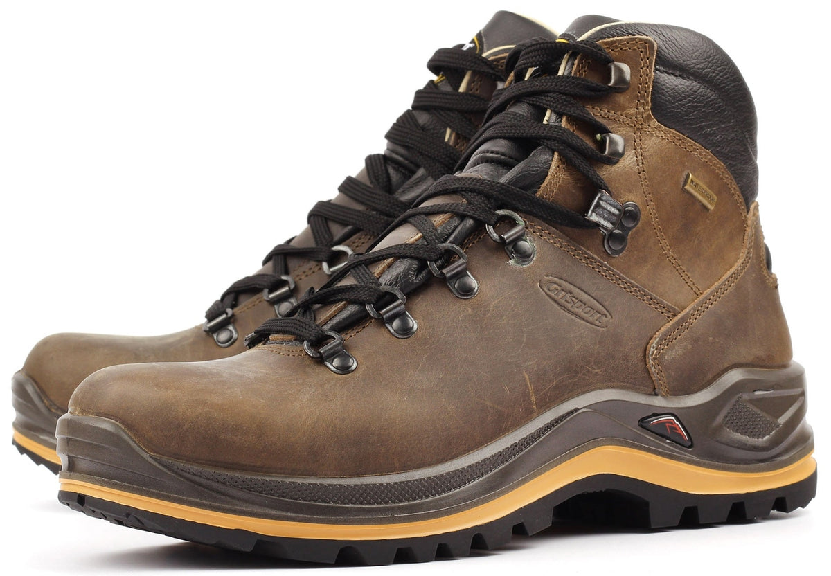 Grisport Aztec WIDE FIT Waterproof Men's Walking Boots - Brown | Outdoor Performance