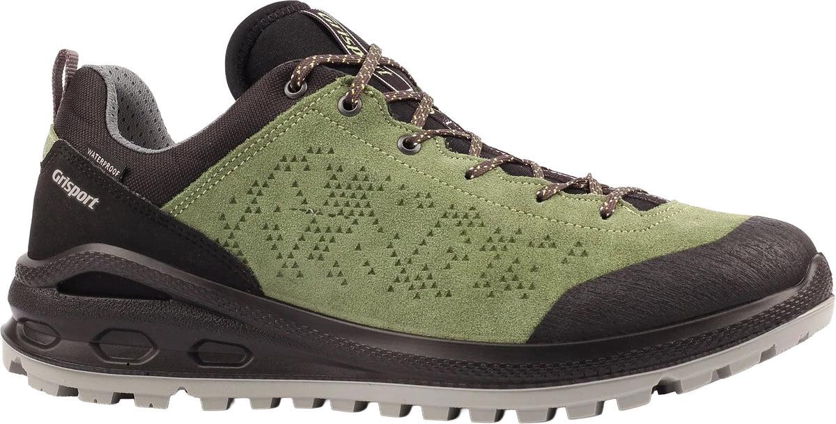 Grisport Phoenix Waterproof Men's Walking Shoes - Green | Outdoor Performance