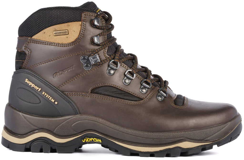 Grisport Quatro Waterproof Men's Walking Boots - Brown | Outdoor Performance