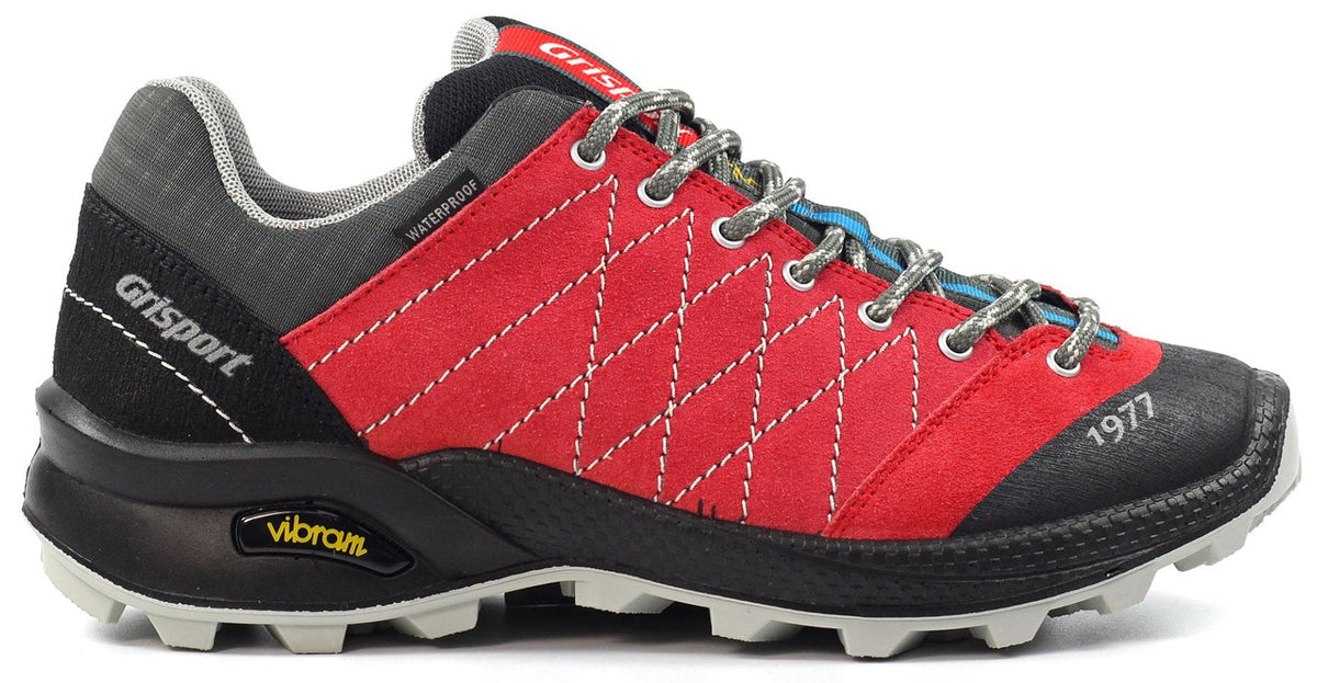 Grisport Treviso Waterproof Women's Walking Shoes - Red | Outdoor Performance