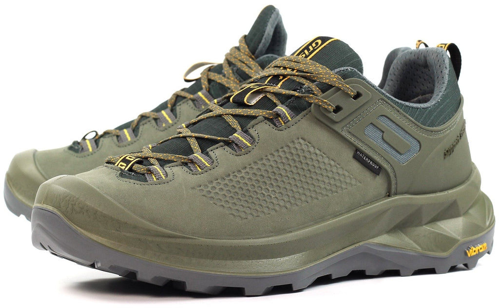 Grisport Vent Waterproof Men's Walking Shoes - Green | Outdoor Performance