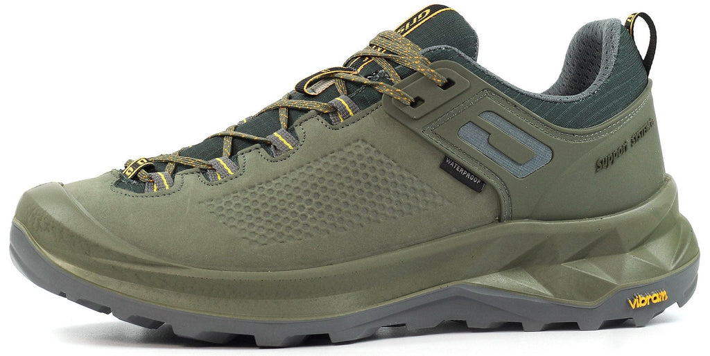 Grisport Vent Waterproof Men's Walking Shoes - Green | Outdoor Performance