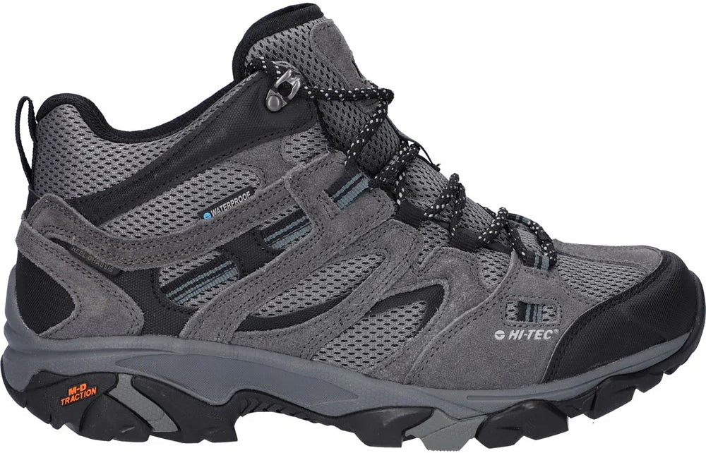 Hi-Tec Apex Lite Mid Waterproof Men's Walking Boots - Grey | Outdoor Performance