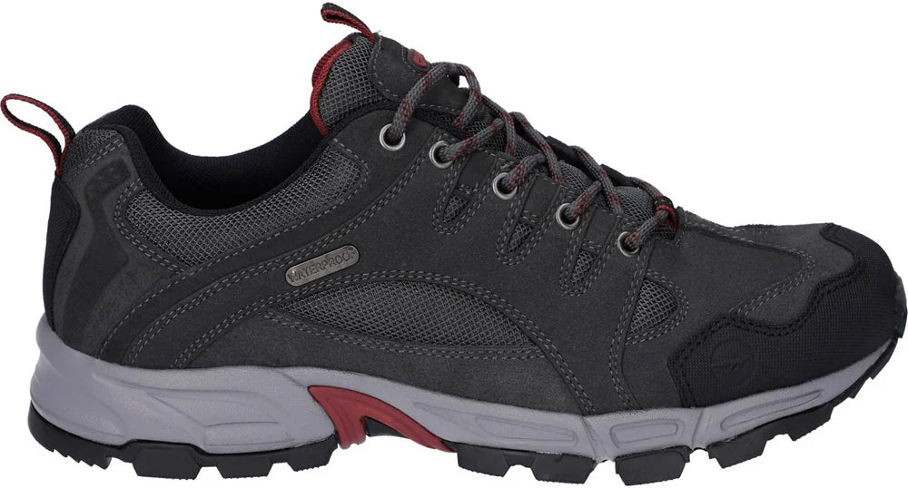 Hi-Tec Auckland Lite Waterproof Men's Walking Shoes - Grey | Outdoor Performance