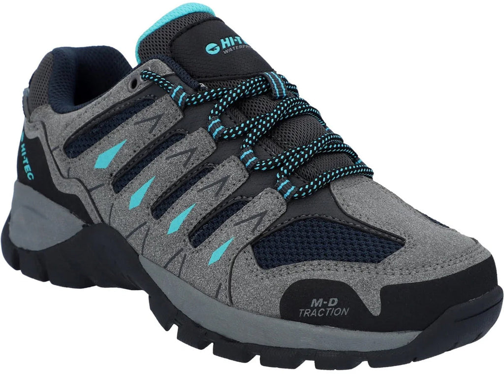 Hi-Tec Corzo Waterproof Women's Walking Shoes - Grey | Outdoor Performance