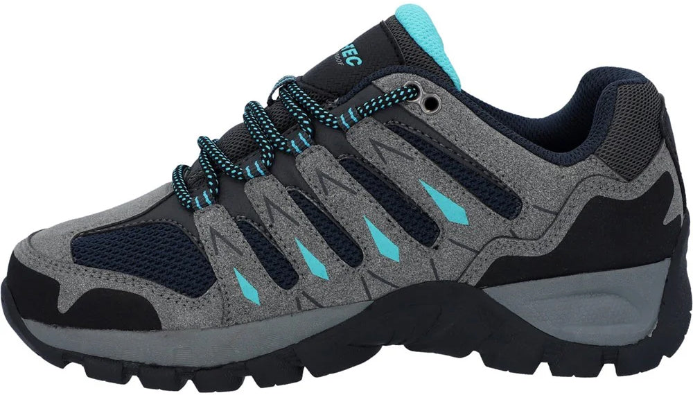 Hi-Tec Corzo Waterproof Women's Walking Shoes - Grey | Outdoor Performance