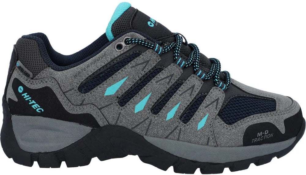 Hi-Tec Corzo Waterproof Women's Walking Shoes - Grey | Outdoor Performance