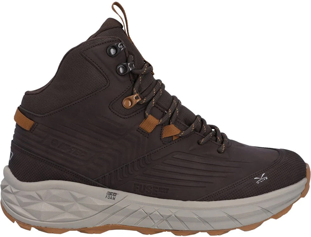 Hi-Tec Fuse Trek Mid Waterproof Men's Walking Boots - Brown | Outdoor Performance