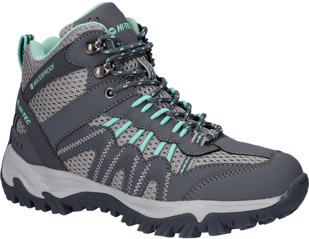 Hi-Tec Jaguar Mid Waterproof Women's Walking Boots - Grey | Outdoor Performance
