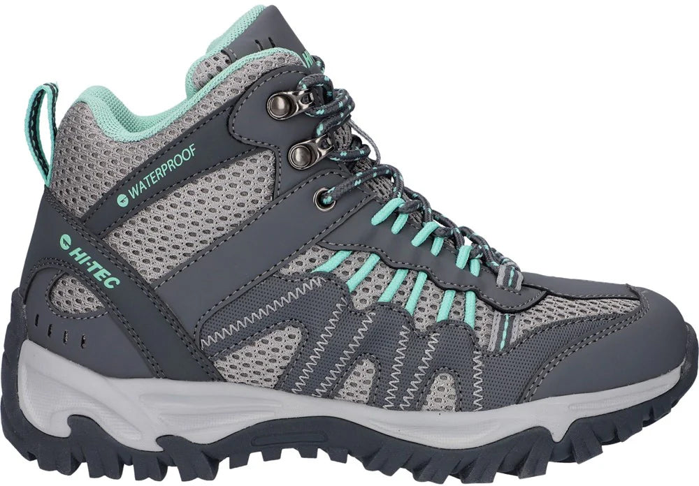 Hi-Tec Jaguar Mid Waterproof Women's Walking Boots - Grey | Outdoor Performance