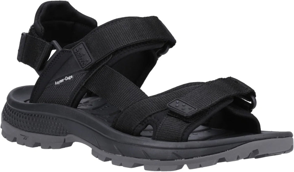 Hi-Tec Sierra Men's Walking Sandals - Black | Everyday Comfort