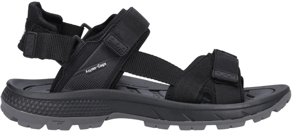 Hi-Tec Sierra Men's Walking Sandals - Black | Everyday Comfort