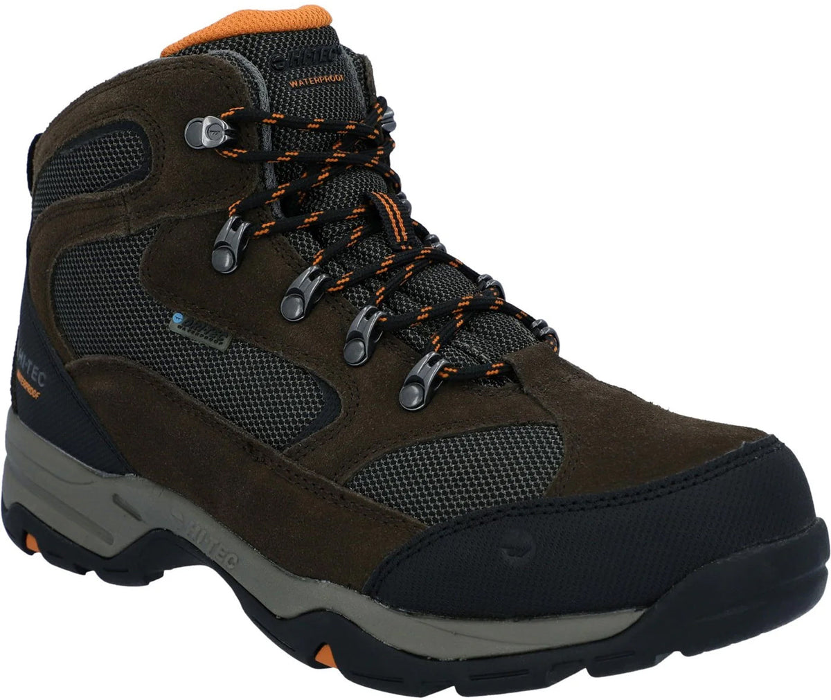Hi-Tec Storm Waterproof Men's Walking Boots - Brown | Outdoor Performance