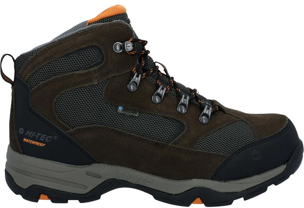 Hi-Tec Storm Waterproof Men's Walking Boots - Brown | Outdoor Performance