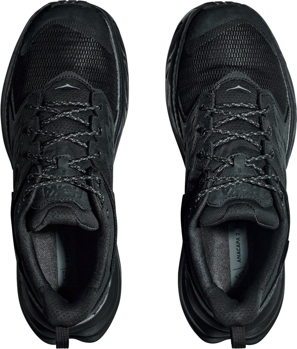 Hoka Anacapa 2 Low GORE-TEX Men's Walking Shoes - Black | Outdoor Performance