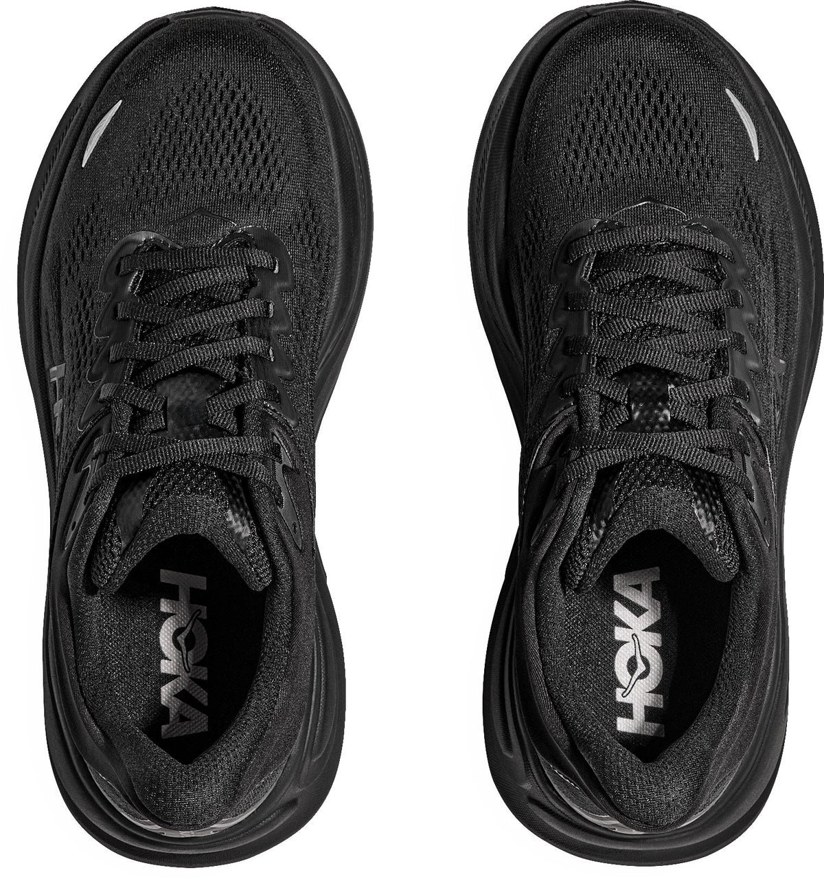Hoka Bondi 9 Men's Running Shoes - Black | Running & Training