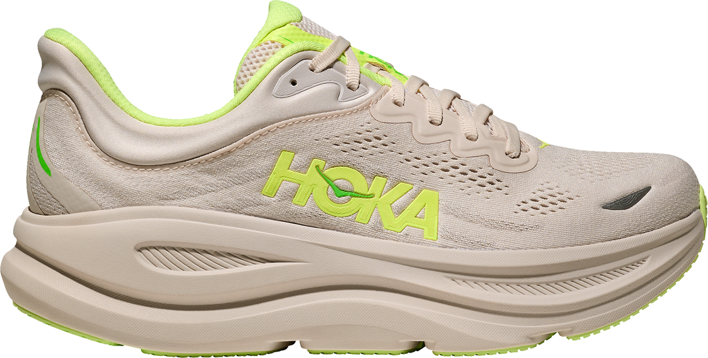 Hoka Bondi 9 Men's Running Shoes - Cream | Running & Training