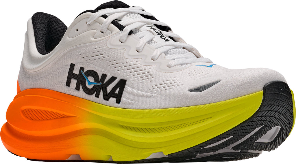 Hoka Bondi 9 Men's Running Shoes - White | Running & Training