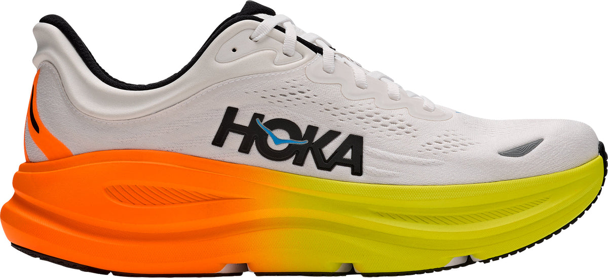 Hoka Bondi 9 Men's Running Shoes - White | Running & Training
