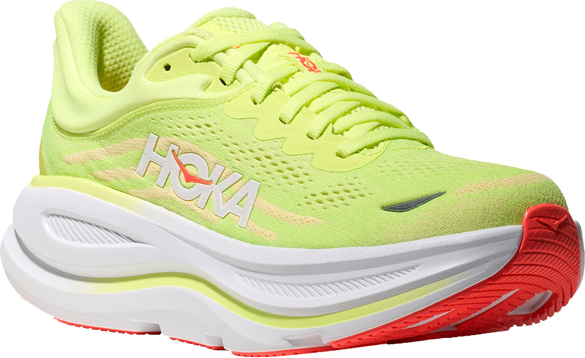 Hoka Bondi 9 Women's Running Shoes - Yellow | Running & Training
