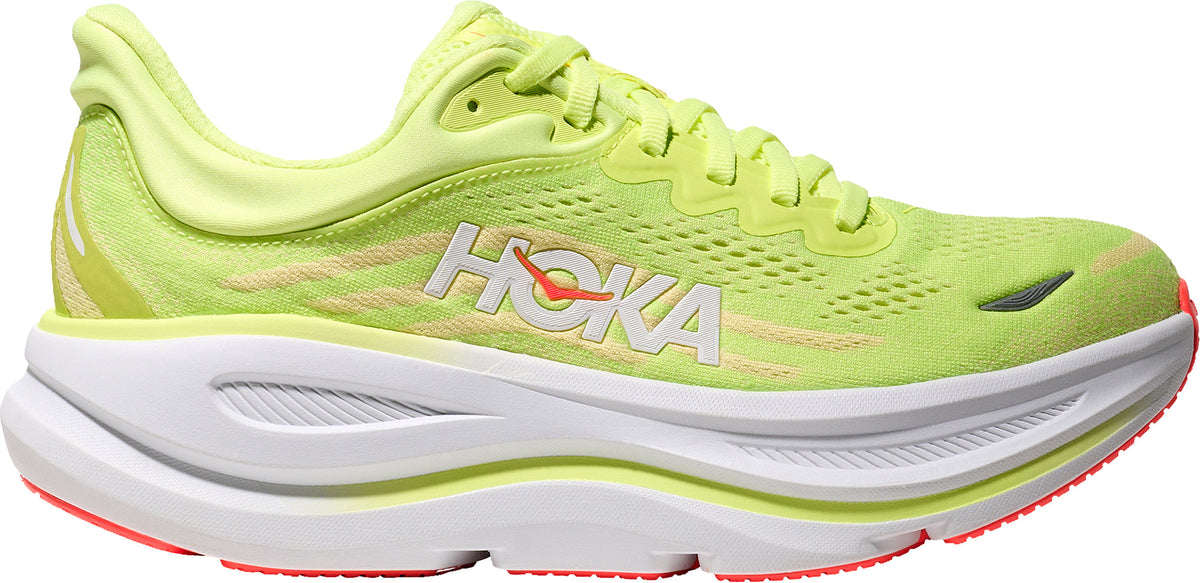 Hoka Bondi 9 Women's Running Shoes - Yellow | Running & Training