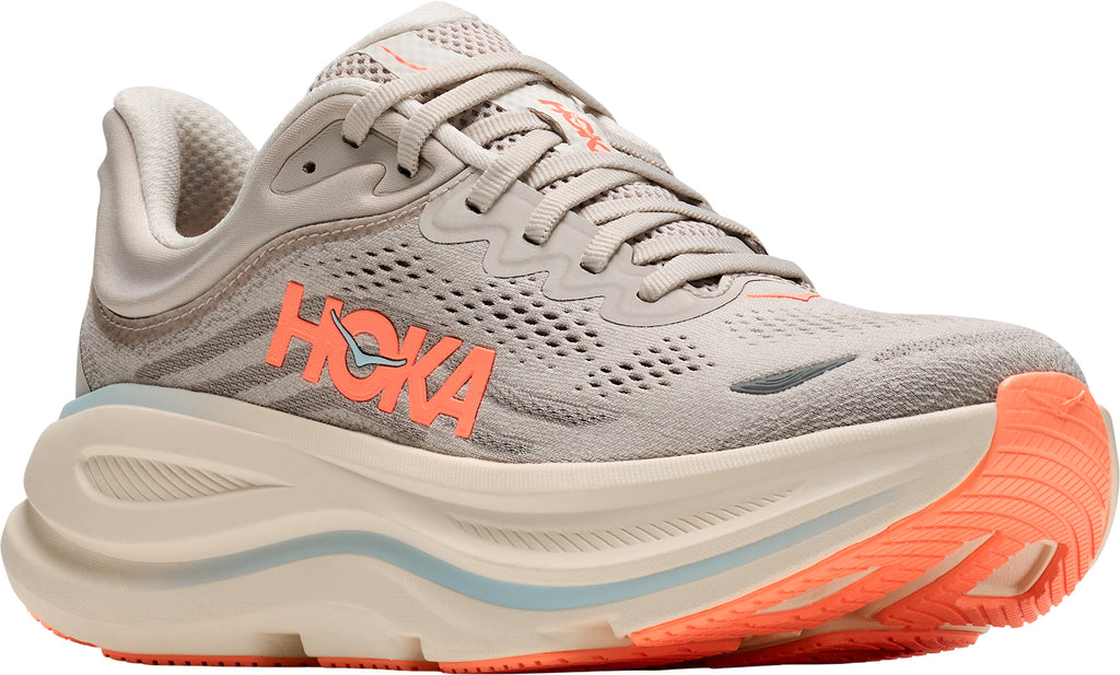 Hoka Bondi 9 Women's Running Shoes - Grey | Running & Training