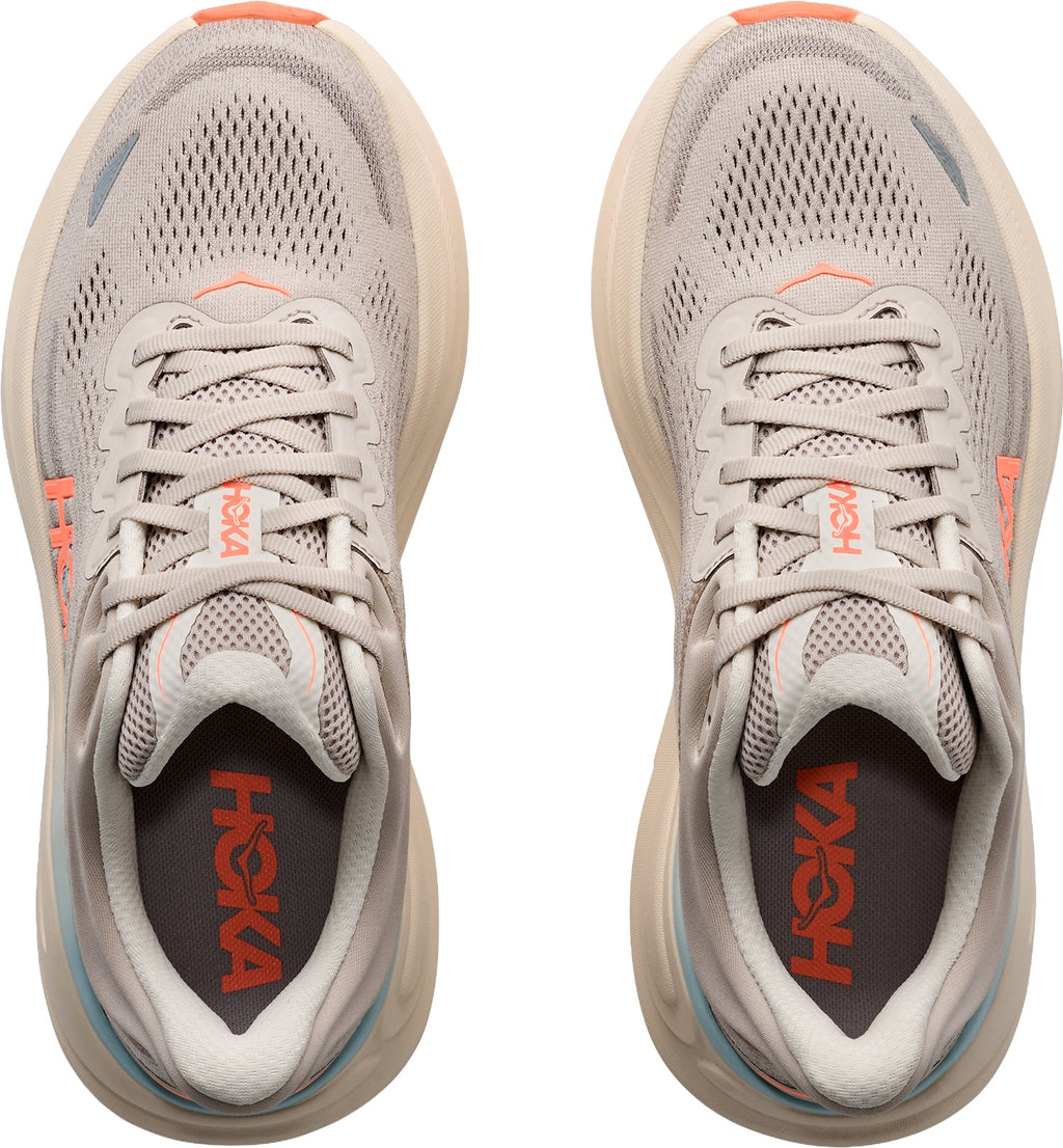 Hoka Bondi 9 Women's Running Shoes - Grey | Running & Training