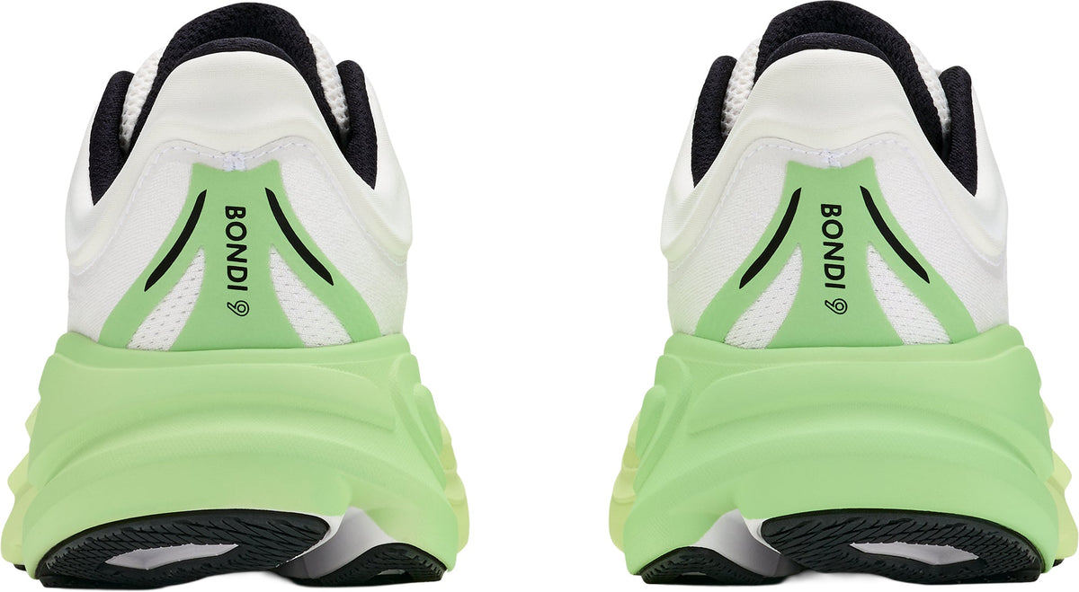 Hoka Bondi 9 WIDE FIT Women's Running Shoes - White | Running & Training