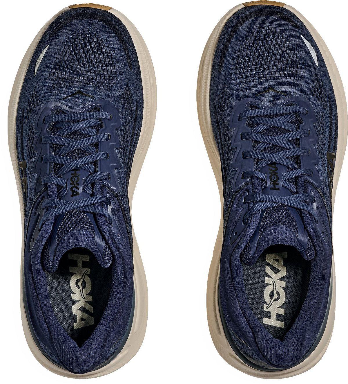 Hoka Bondi 9 WIDE FIT Men's Running Shoes - Blue | Running & Training