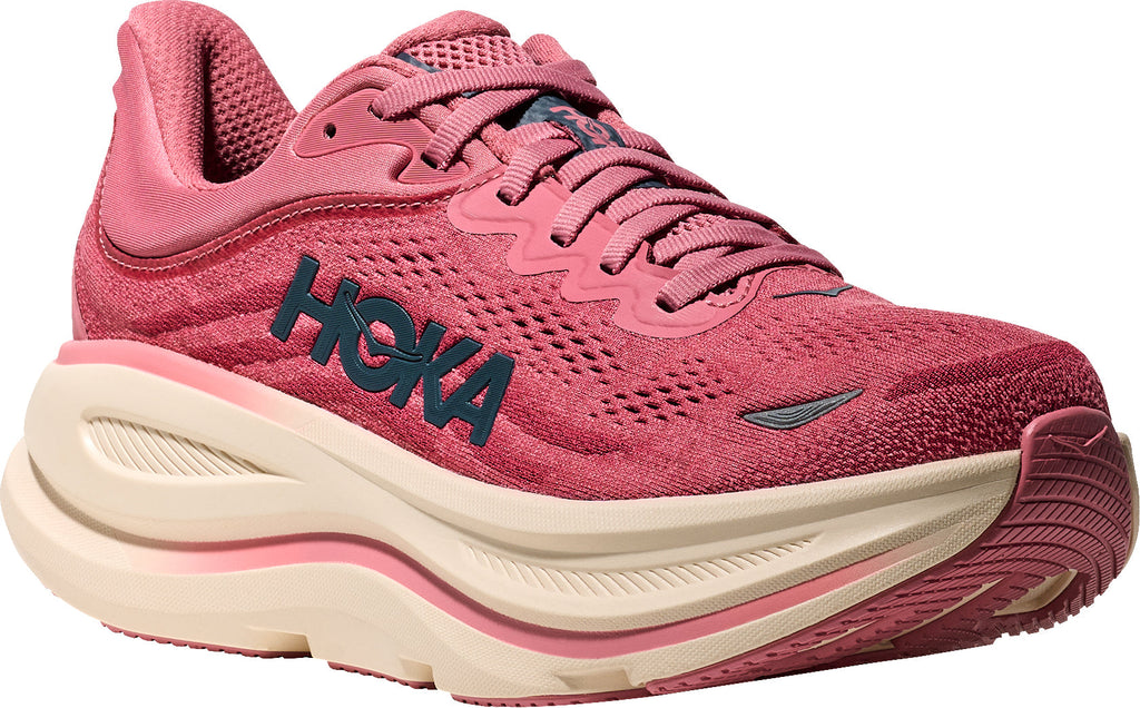 Hoka Bondi 9 WIDE FIT Women's Running Shoes - Pink | Running & Training