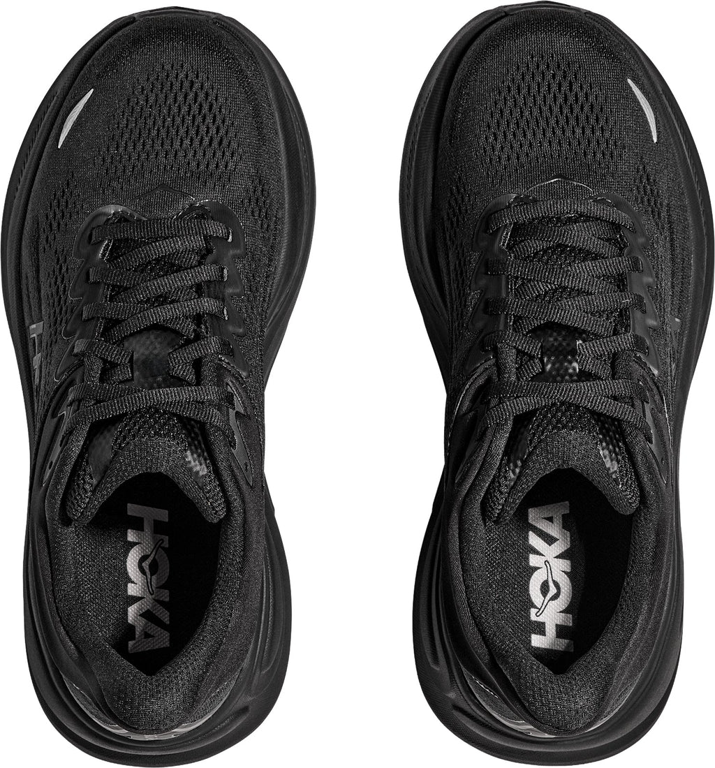 Hoka Bondi 9 WIDE FIT Women's Running Shoes - Black | Running & Training