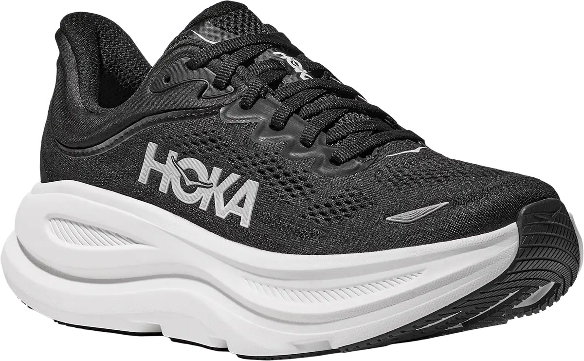 Hoka Bondi 9 WIDE FIT Women's Running Shoes - Black | Running & Training