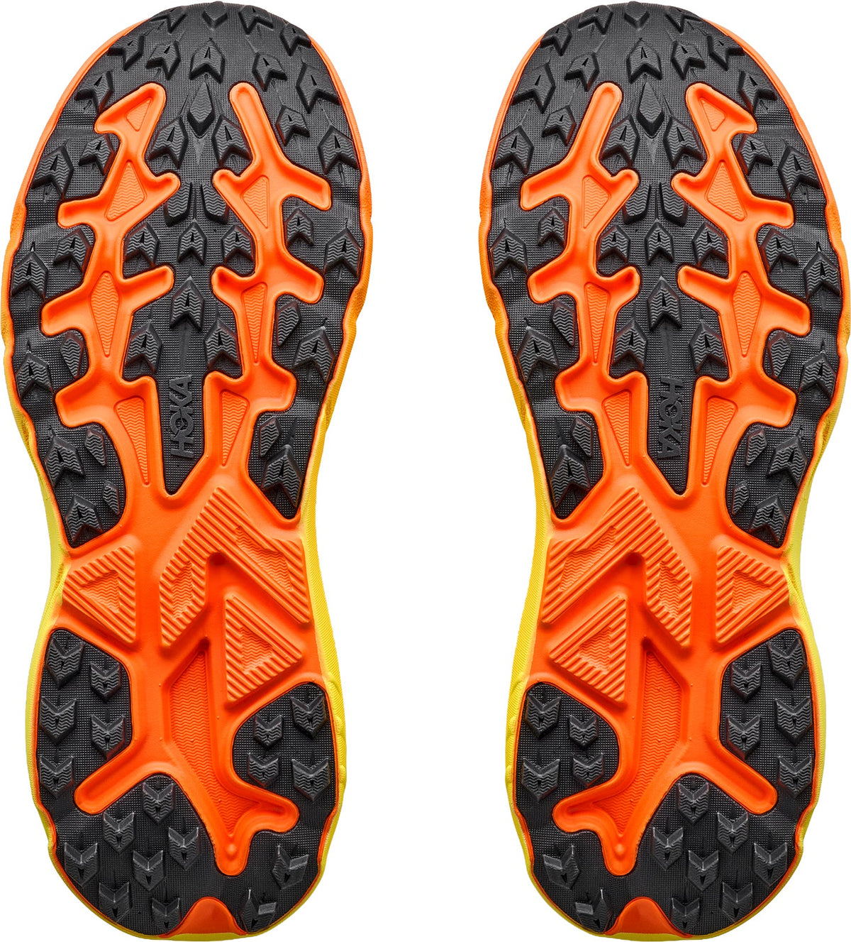 Hoka Challenger 8 WIDE FIT Men's Trail Running Shoes - Orange | Trail Running