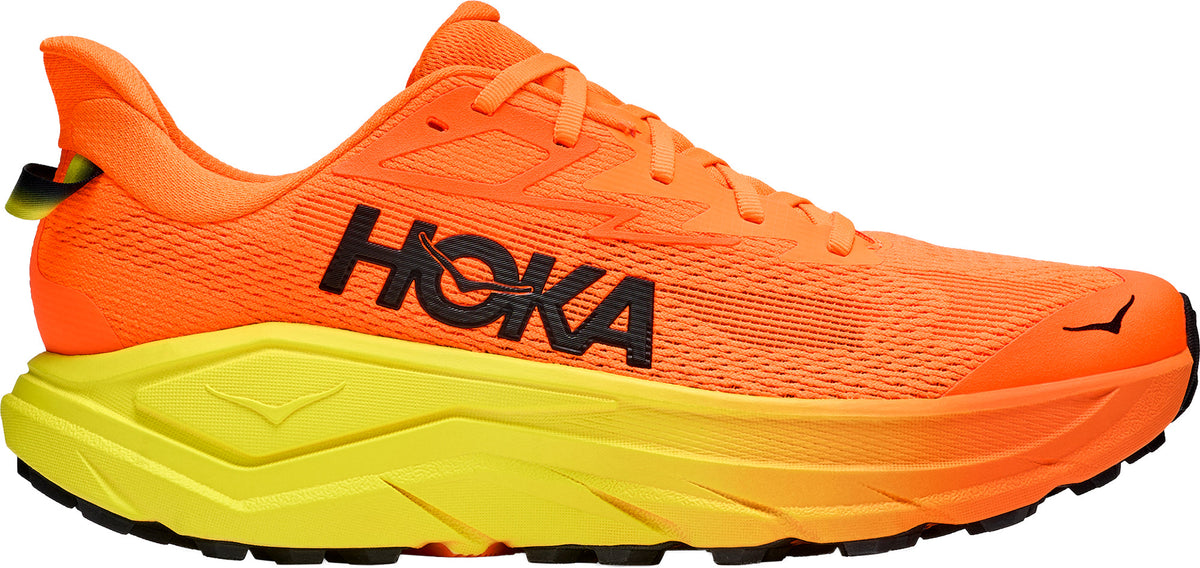 Hoka Challenger 8 WIDE FIT Men's Trail Running Shoes - Orange | Trail Running