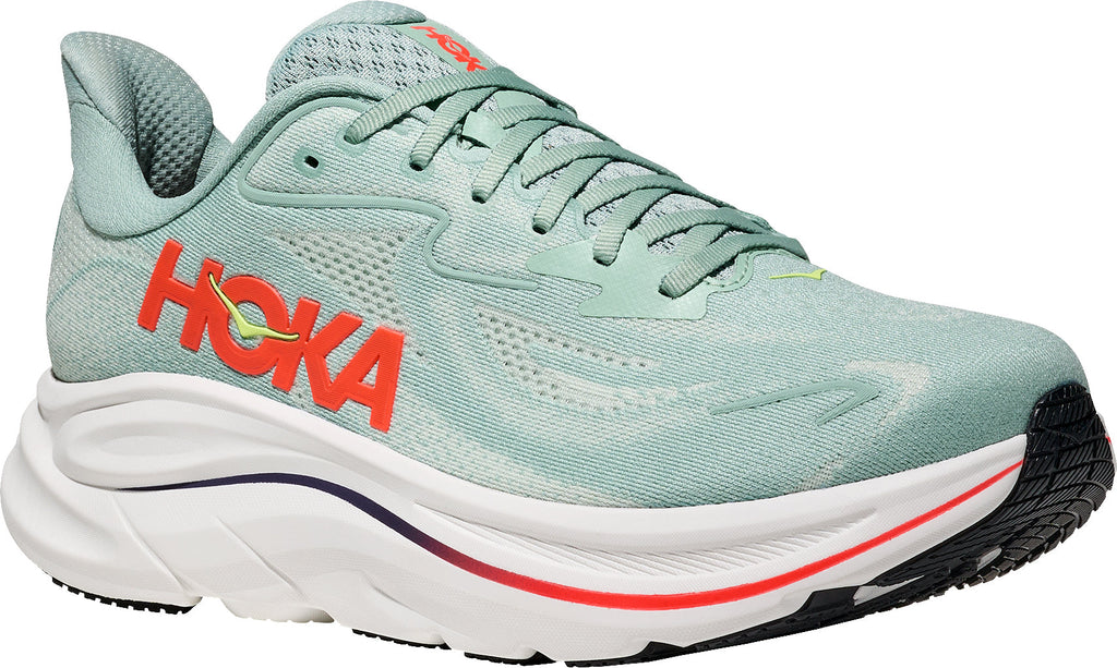 Hoka Clifton 10 Men's Running Shoes - Green | Running & Training