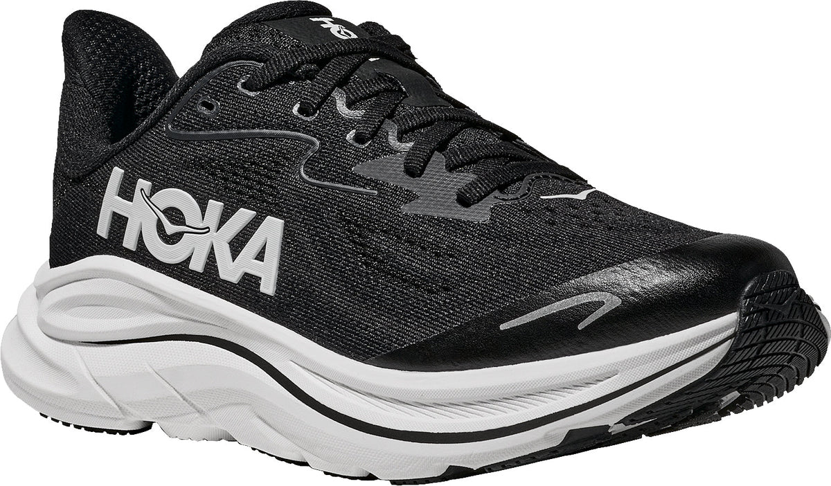 Hoka Clifton 10 Junior Running Shoes - Black | Running & Training