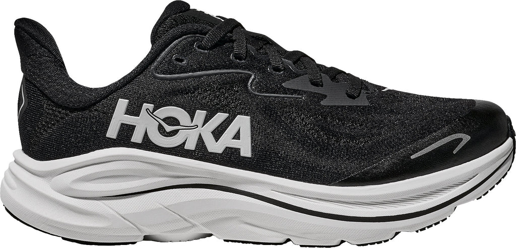Hoka Clifton 10 Junior Running Shoes - Black | Running & Training