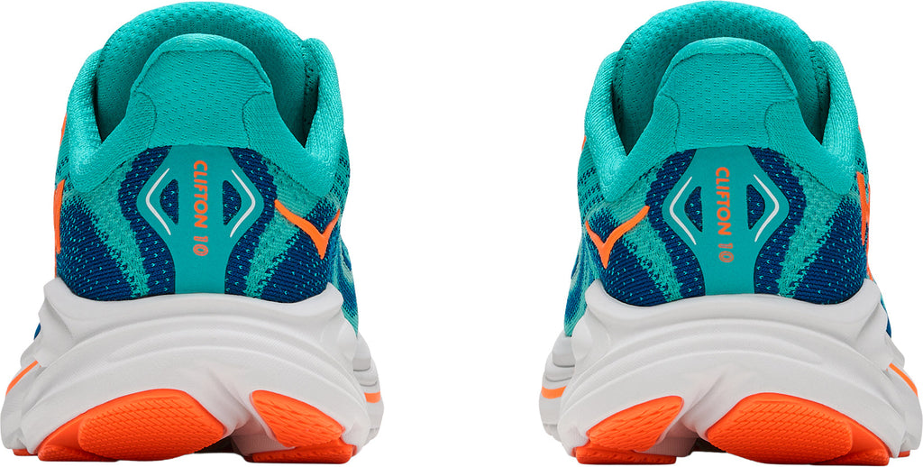 Hoka Cliftion 10 Junior Running Shoes - Green | Running & Training
