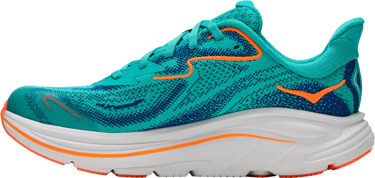 Hoka Cliftion 10 Junior Running Shoes - Green | Running & Training