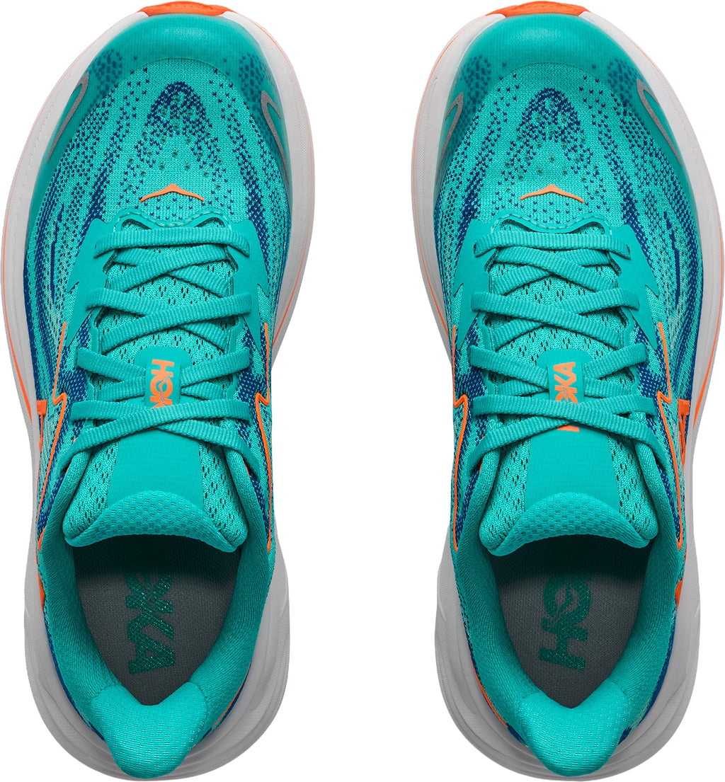 Hoka Cliftion 10 Junior Running Shoes - Green | Running & Training